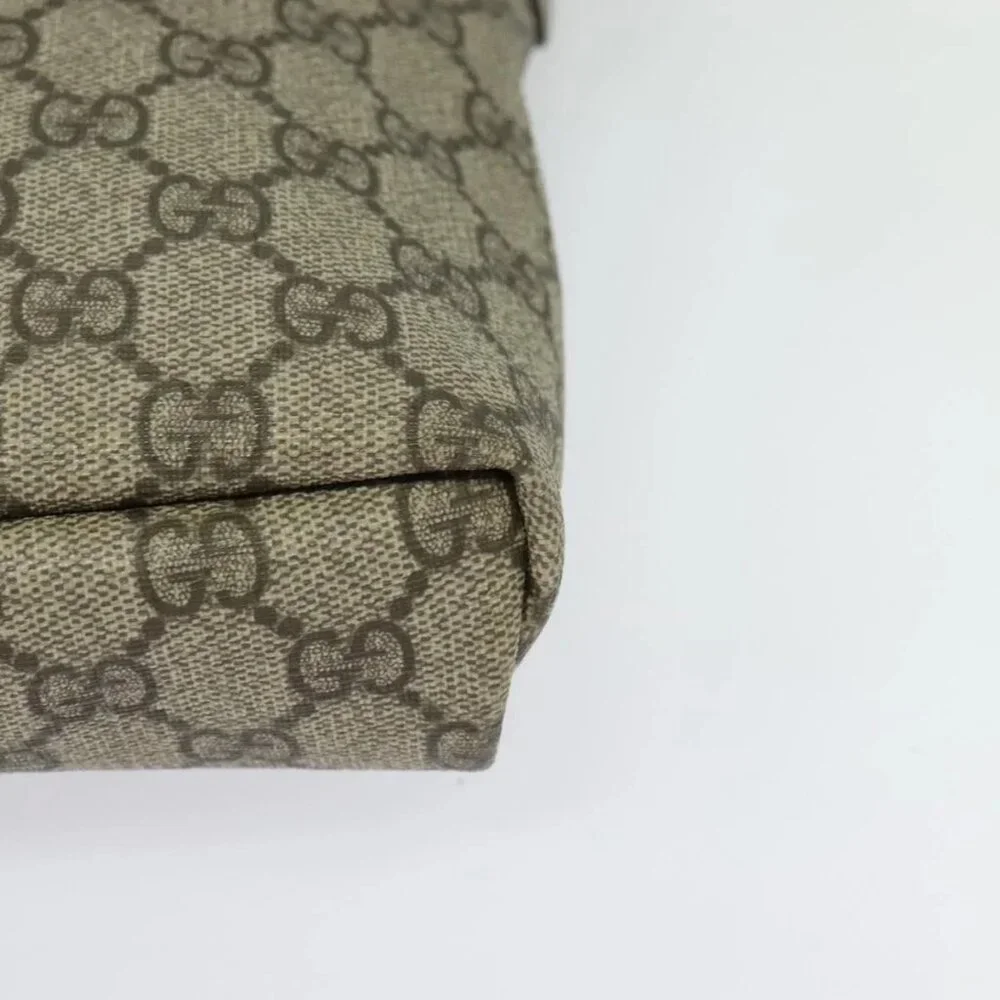 GUCCI GG Supreme Shoulder Bag PVC Beige Silver 223666 Auth ep10605 - Picture 5 of 16